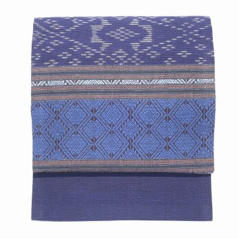 タイコットン刺繍織りとマットミーの名古屋帯の画像