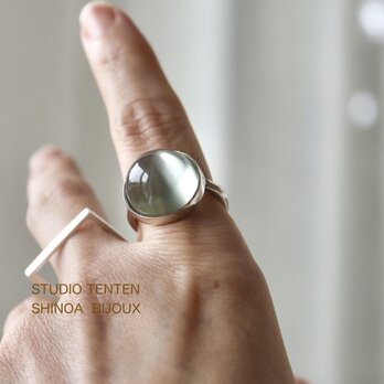 K10WG[月兎のmoon stone]ringの画像