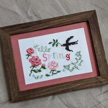 刺繍キット　Hello springの画像