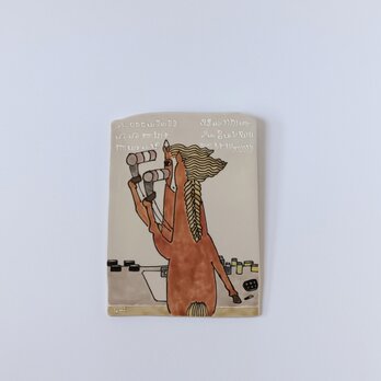 タイルの動物図鑑　ウマ　ドライヤー