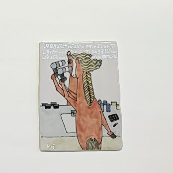 タイルの動物図鑑　ウマ　ドライヤー