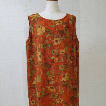 Sale 大きいサイズ　着物リメイク　ワンピース