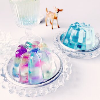 夢色キラキラゼリーのオブジェ　ゆめかわ