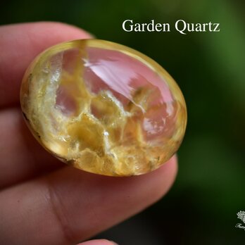 レア個性的★ふんわりシラーとライモナイト★ガーデンクォーツ　ルース305