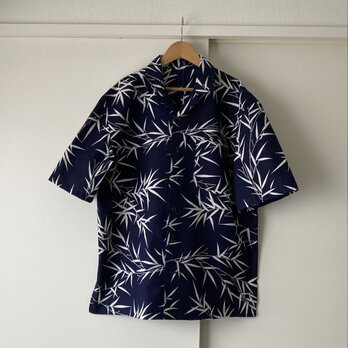 浴衣のアロハシャツ　笹の画像