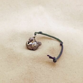 銀製の鈴『ふくら雀』(シルバー925) 縁起物・お守り・魔除け