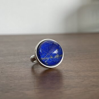 lapis lazuli × rutilated  quartz ringの画像