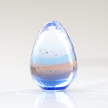 ガラスの雫のプチオブジェ 「seaside dawn（海辺の夜明け）」