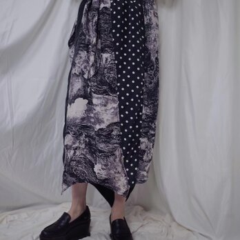 dot switching skirt 6002 meikeiin handmade  original designの画像