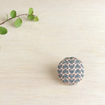 絽ざしのブローチ　－mum－