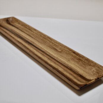 黒柿の長トレイ