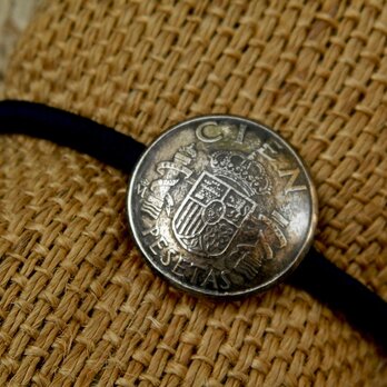 ＃H162 España Coin Hair Elasticの画像