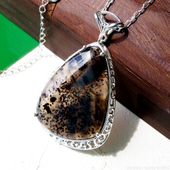 モンタナアゲート ネックレス / Montana Agate Necklaceの画像