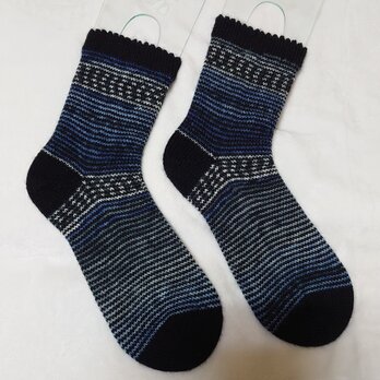手編み靴下 opal2619×6753の画像