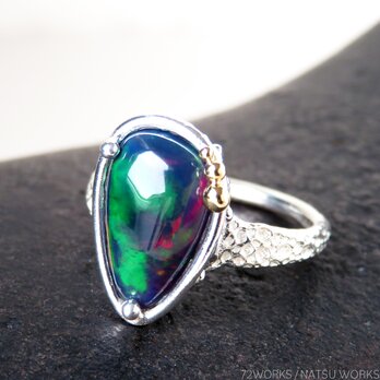 ブラック オパール リング / Black Opal Ringの画像