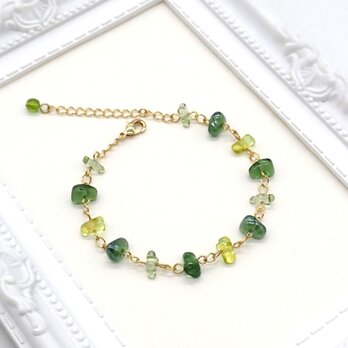 さざれビーズブレスレット