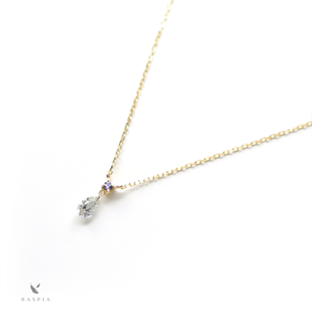 ダイヤモンドとタンザナイトのK18ネックレス~Diamond collection~の画像