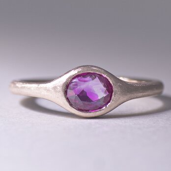 Ruby 0.66ct / K18PG Ring _ H514022-B