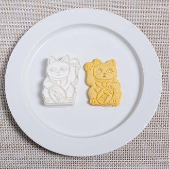 招き猫（クッキーカッター・クッキー型）の画像