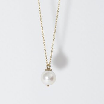 K18 Akoya Pearl Pendantの画像