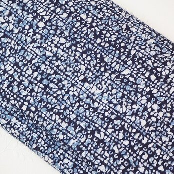 y0014　最高級東京本染 未使用反物 木綿 浴衣 100㎝カット / 古布 古裂の画像