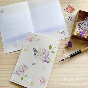 虹色紫陽花シークレットカード（3枚セット）の画像
