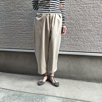 『モード&エフォートレス』♥バルーンパンツ（ベージュ）【M~4L】ベージュ