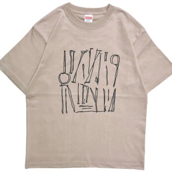 DRAWING・スモーキーピンク・Tシャツ【2TN-023-SP-B】の画像