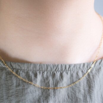 Erlend land chain necklace：チェーンネックレス　K14gf　ゴールド　チョーカーの画像