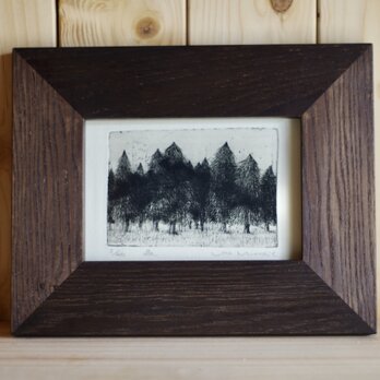「森」銅版画　の画像