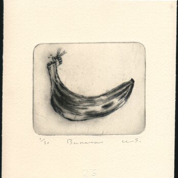 バナナ／銅版画の画像