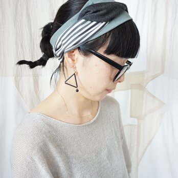 patchwork turban (cotton mix 21ss-j)の画像