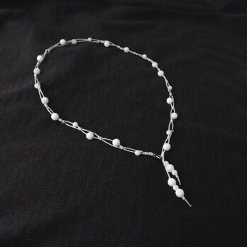 Spangled Necklace（ホワイトジェード）の画像