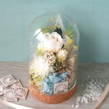 6月生まれの方へ　誕生月の天然石 flower bottle　-MOONSTONE-の画像