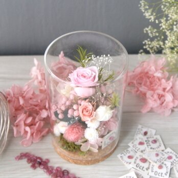 10月生まれの方へ　誕生月の天然石 flower bottle　-PINK TOURMALINE-の画像