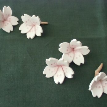 追加しました＊桜の箸置きの画像