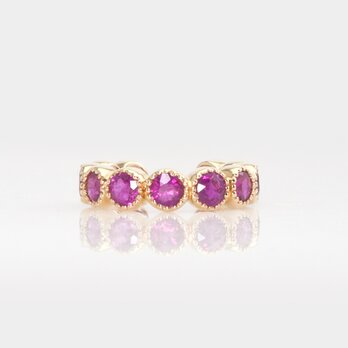 Ruby ear cuff / Milgrainの画像