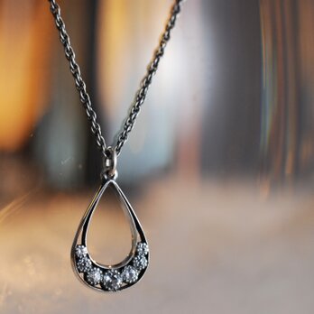 MPP002 Open Work Tear Drop SILVERの画像