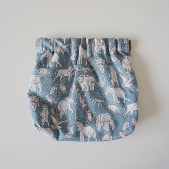 NOW ON SALE 40%OFF POUCH / animal (bluegray)の画像