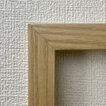 ［受注制作］天然木　無垢　タモ(アッシュ）　デッサン額　太子サイズ　サイズ変更可の画像