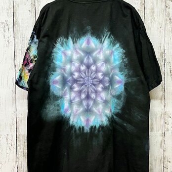 タイダイ染め Tシャツ　XLサイズ　ブラックビューティ　Hippies Dye HD16-89の画像