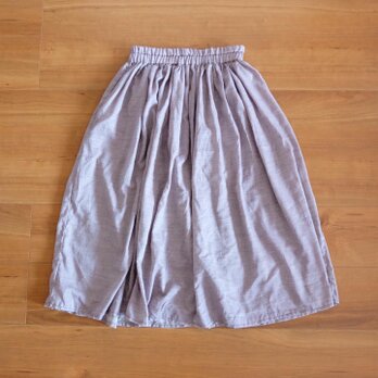 【K様専用】柔らかい綿麻のギャザースカートの画像