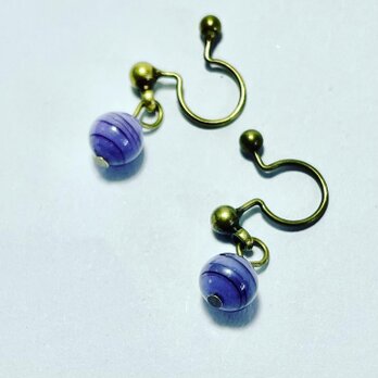 ノンホールピアス No.1225パープル