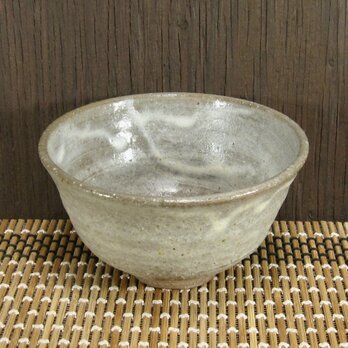 陶器ご飯茶碗（小）赤土＋藁白釉【220519】の画像