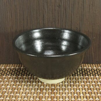 陶器 ひとくち茶碗　黒釉【220520】の画像