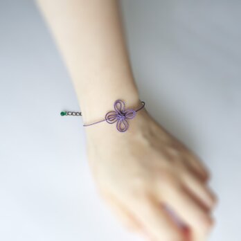 飾り結びブレスレット「ひそりふる」 | 浴衣・着物・日常使いにも。