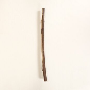 【温泉流木】スリムストレート木の皮ツートーンの長く美しいドアハンドル・手すり ドア取っ手 木製 流木インテリアの画像