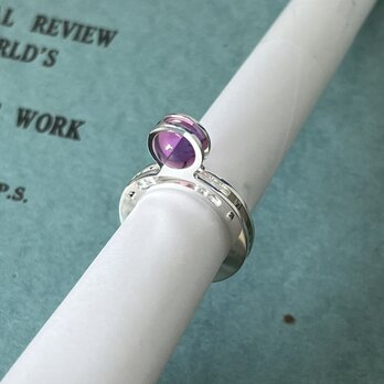 Pink Sapphire and Rolling Pearls Ring (Order Production)の画像