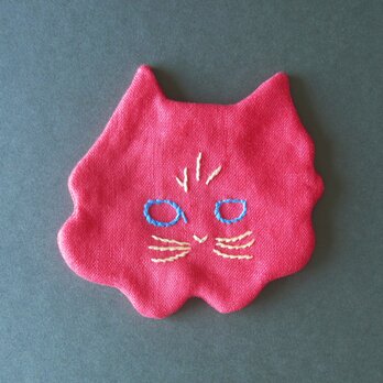 linen coaster [kitten] チンチラの画像