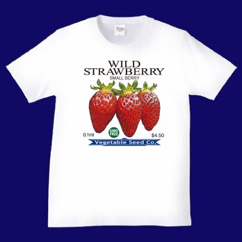 Tシャツ　WILD STRAWBERRY(イチゴ）の画像